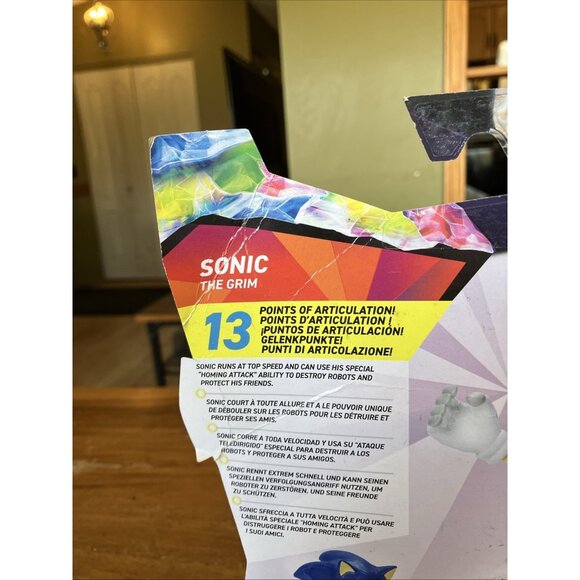 Jakks Sonic Prime Wave 3 The Grim Sonic 5" Action Figure NEW - Picture 9 of 11